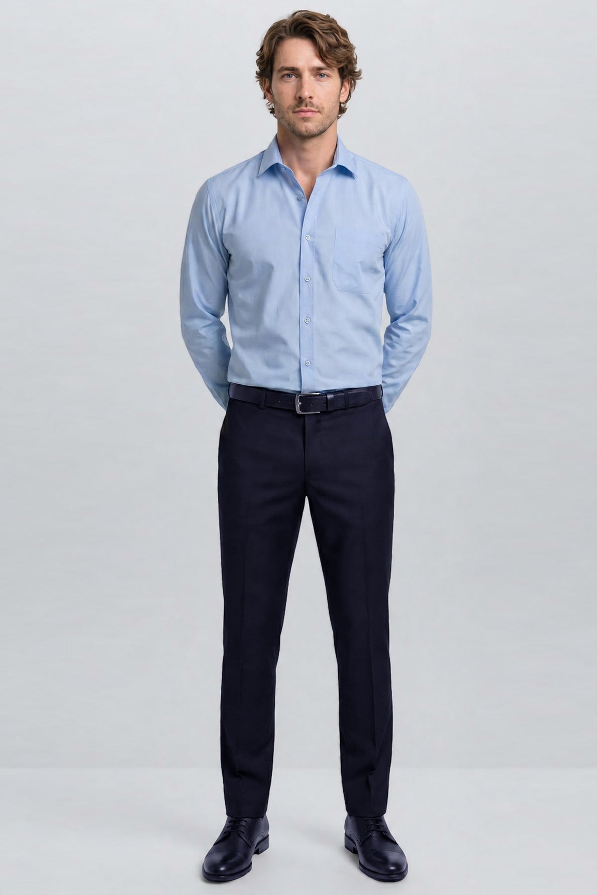 Herren Anzughose 4-Seasons Regular Grau | Berufskleidung ISMONT