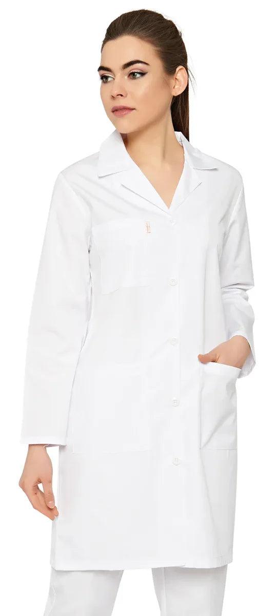 Damenkittel mit Reverskragen / 01 M016-12 - ISMONT Workwear & Safety