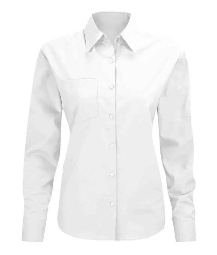 Damen-Bluse, langarm / 01 M048-07 - ISMONT Workwear & Safety