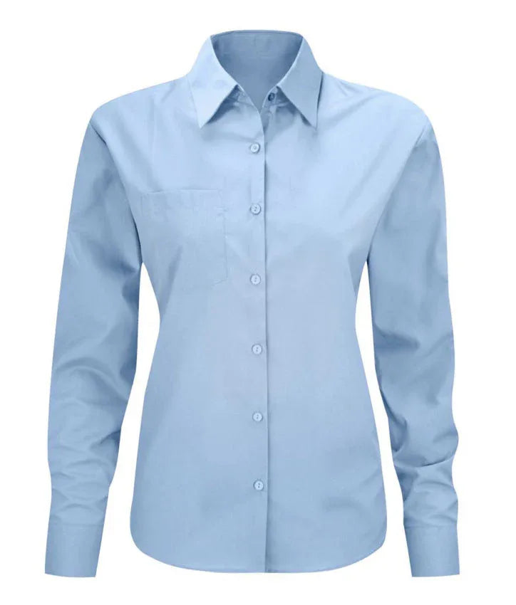 Damen-Bluse, langarm / 01 M048-07 - ISMONT Workwear & Safety