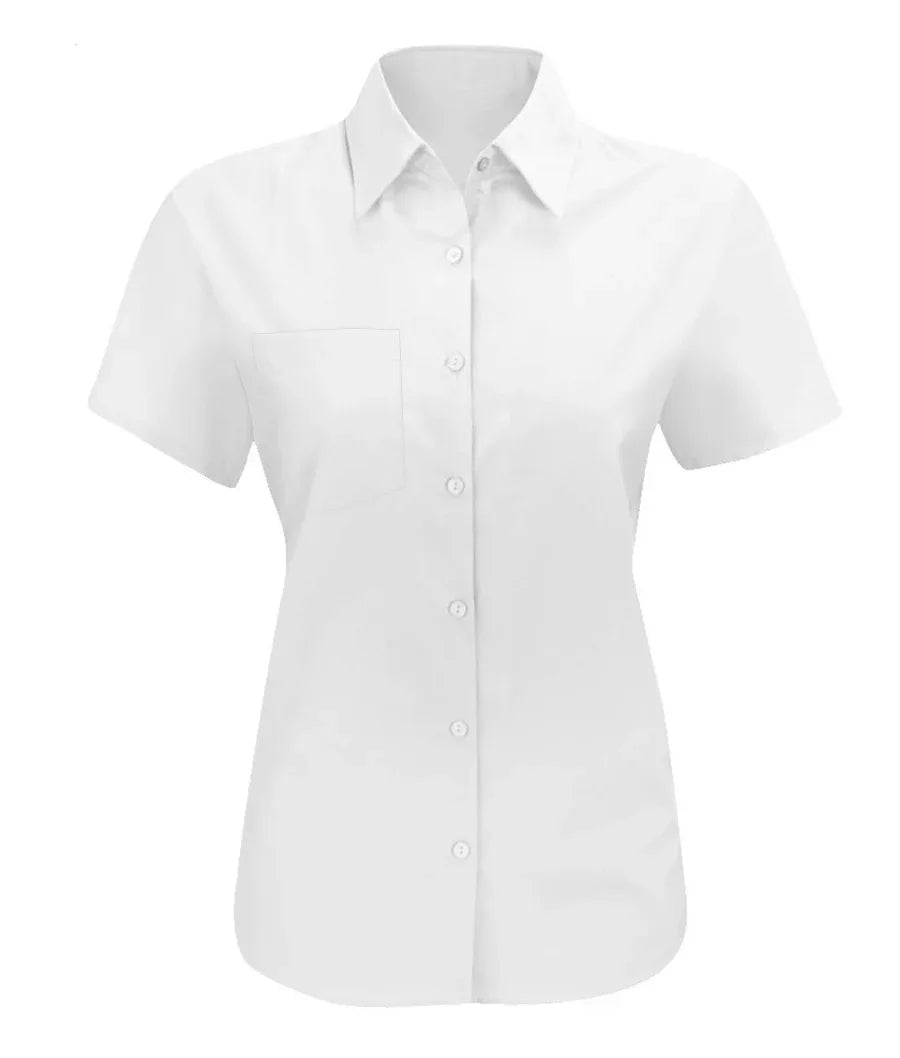 Damen-Bluse, kurzarm / 01 M048-12 - ISMONT Workwear & Safety