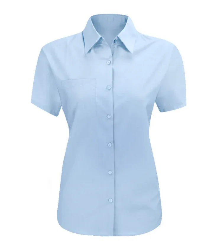 Damen-Bluse, kurzarm / 01 M048-12 - ISMONT Workwear & Safety