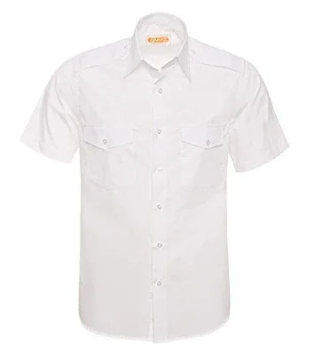 Kurzarmhemd Mit Apoletten Herren / 01 M048-13 - ISMONT Workwear & Safety