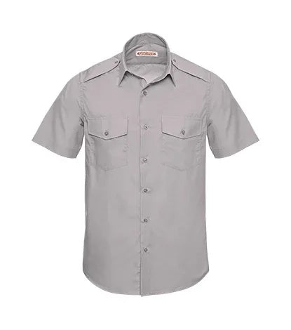 Kurzarmhemd Mit Apoletten Herren / 01 M048-13 - ISMONT Workwear & Safety