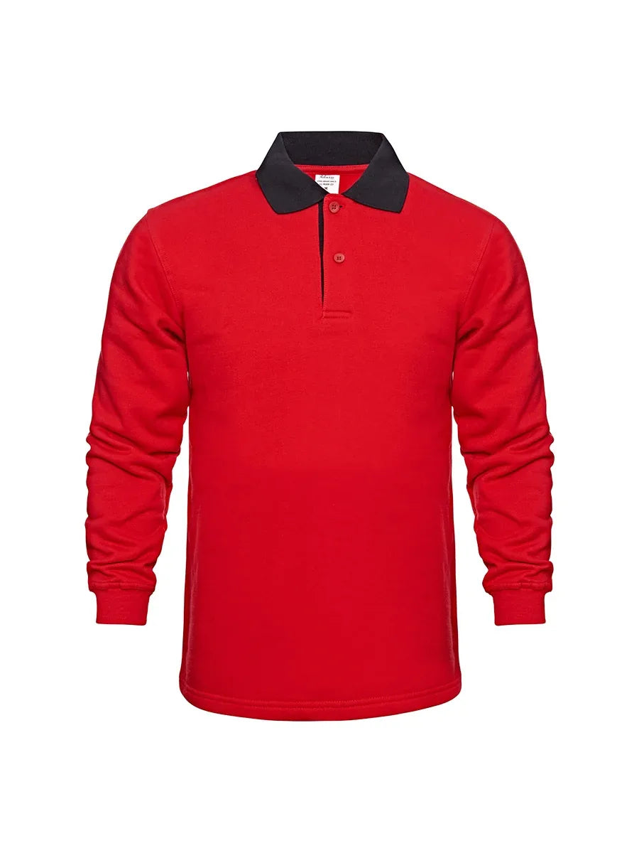 Herren Polo-Kragen Sweatshirt / 01 M066-23 - ISMONT Workwear & Safety