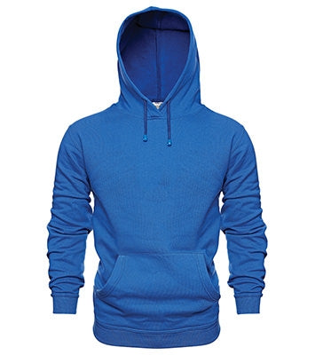 Kapuzen-Sweatshirt in kornblau, mit Kordzug und Kängurutasche, lange Ärmel