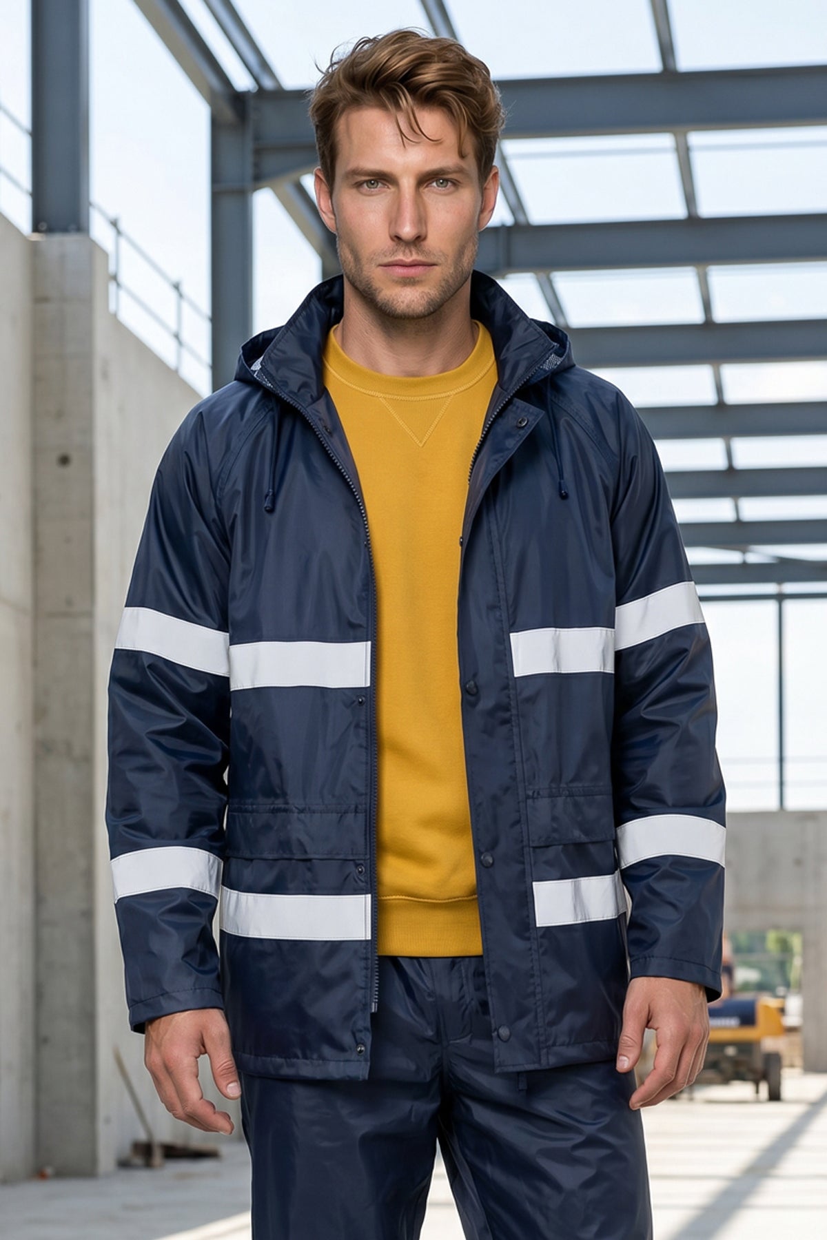 Regenjacke POYRAZ Marine | Outdoor & Wetterschutz ISMONT
