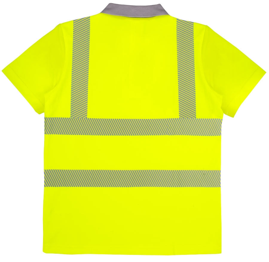 Warnschutz Polo-Shirt Gelb | EN ISO 20471 ISMONT