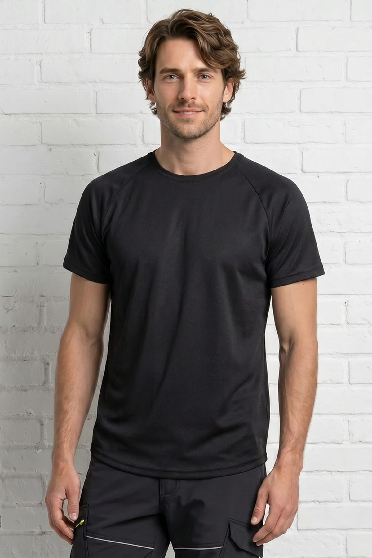 ISM Dry Touch T-Shirt 6600 Schwarz Arbeit Freizeit ISMONT