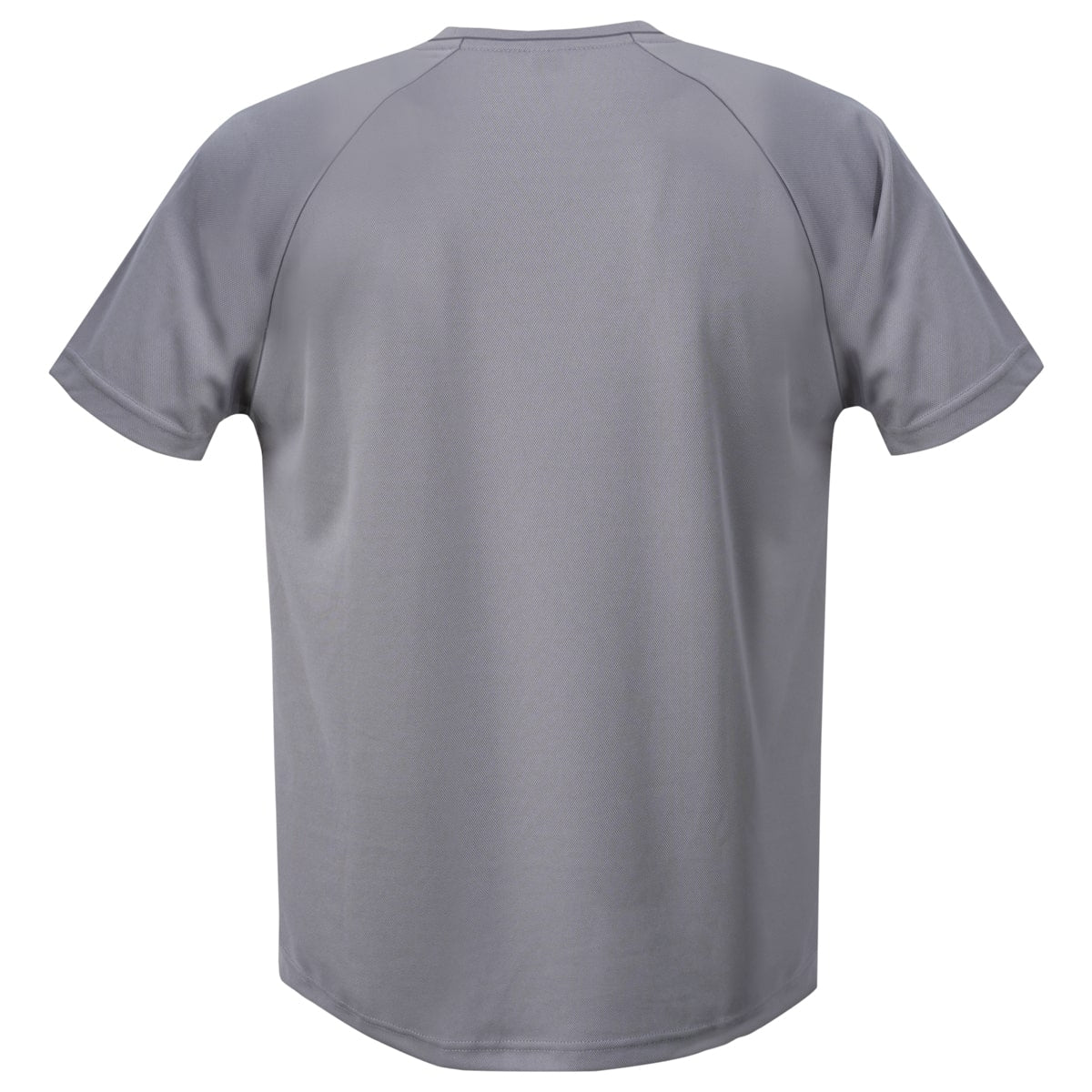 Dry Touch T-Shirt ISM 6600 in antrazit, Rückansicht mit Rundhalsausschnitt