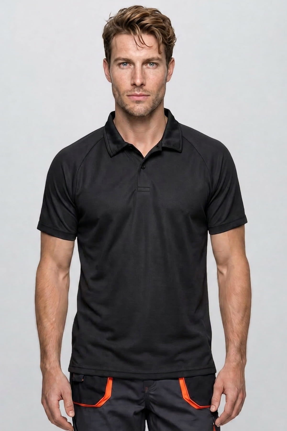 ISM Dry Touch Polo-Shirt 6601 Schwarz Arbeit Freizeit ISMONT