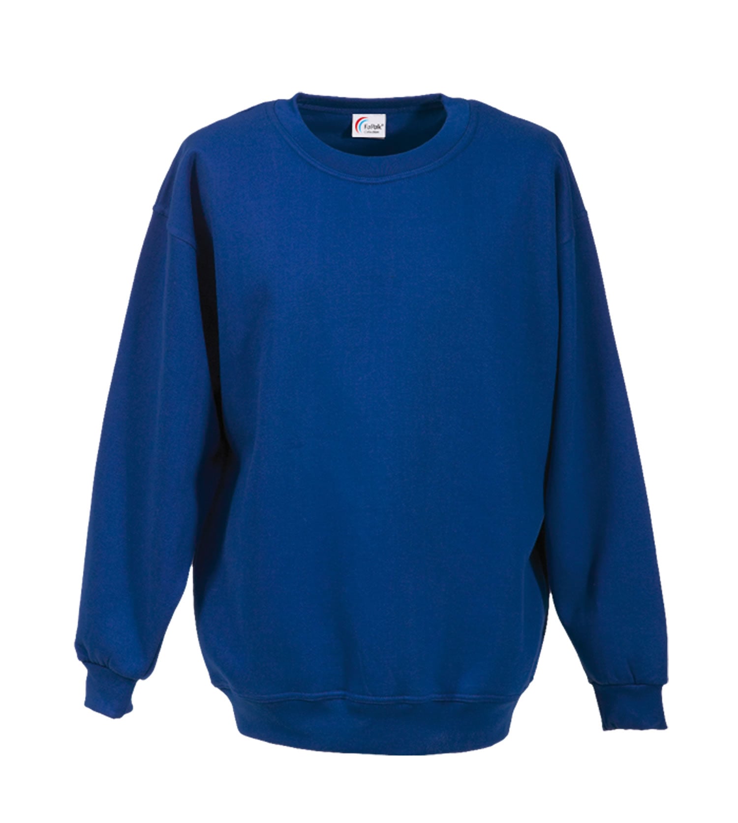 Blauer Sweatshirt mit Rundkragen und langen Ärmeln