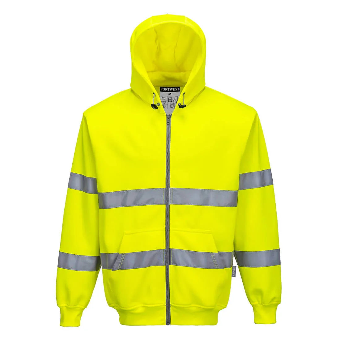 B305 - Warnschutz- Kapuzensweatjacke mit / PW B305-01 - ISMONT Workwear & Safety