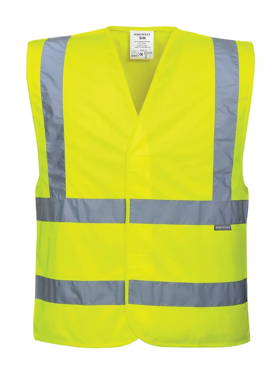 C470 - Warnschutzweste mit doppeltem Reflexband / PW C470-01 - ISMONT Workwear & Safety