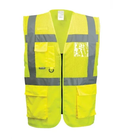 C496 - Madrid Mesh Air Exekutiv Weste / PW C496-01 - ISMONT Workwear & Safety