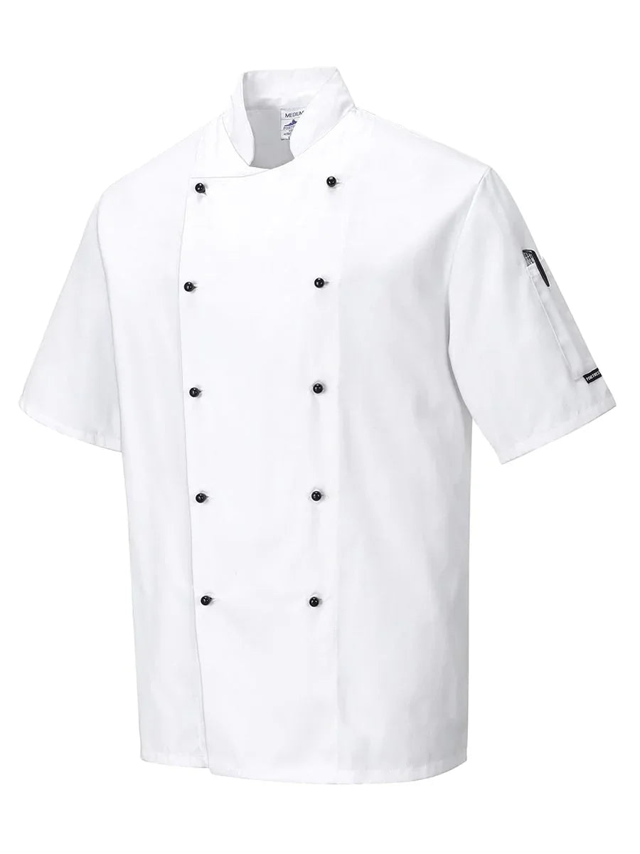 C734 - Kent Kochjacke Weiß / PW C734-01 - ISMONT Workwear & Safety