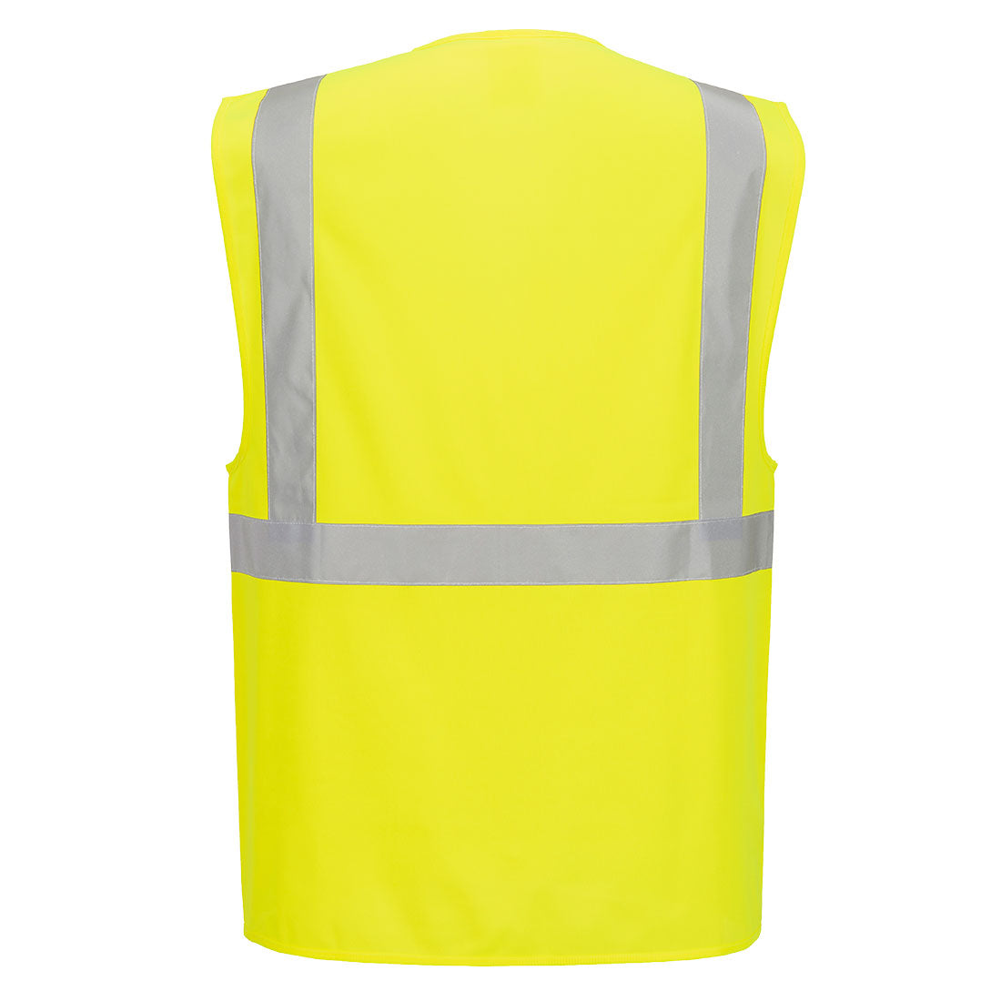 ES1 Essential Hi-Vis-Weste, gelb, große Reflexstreifen am Rücken