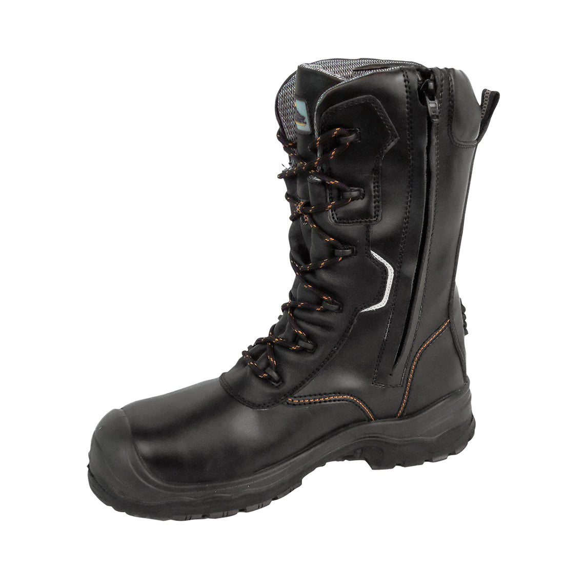Portwest Sicherheitsstiefel mit Schnürung, seitlicher Ziernaht, gepolsterter Schaft, Profilsohle