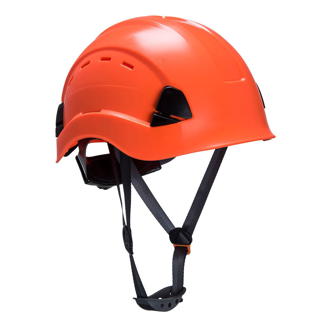 Portwest Endurance Helm in Orange mit Kinnriemen und verstellbaren Bügeln