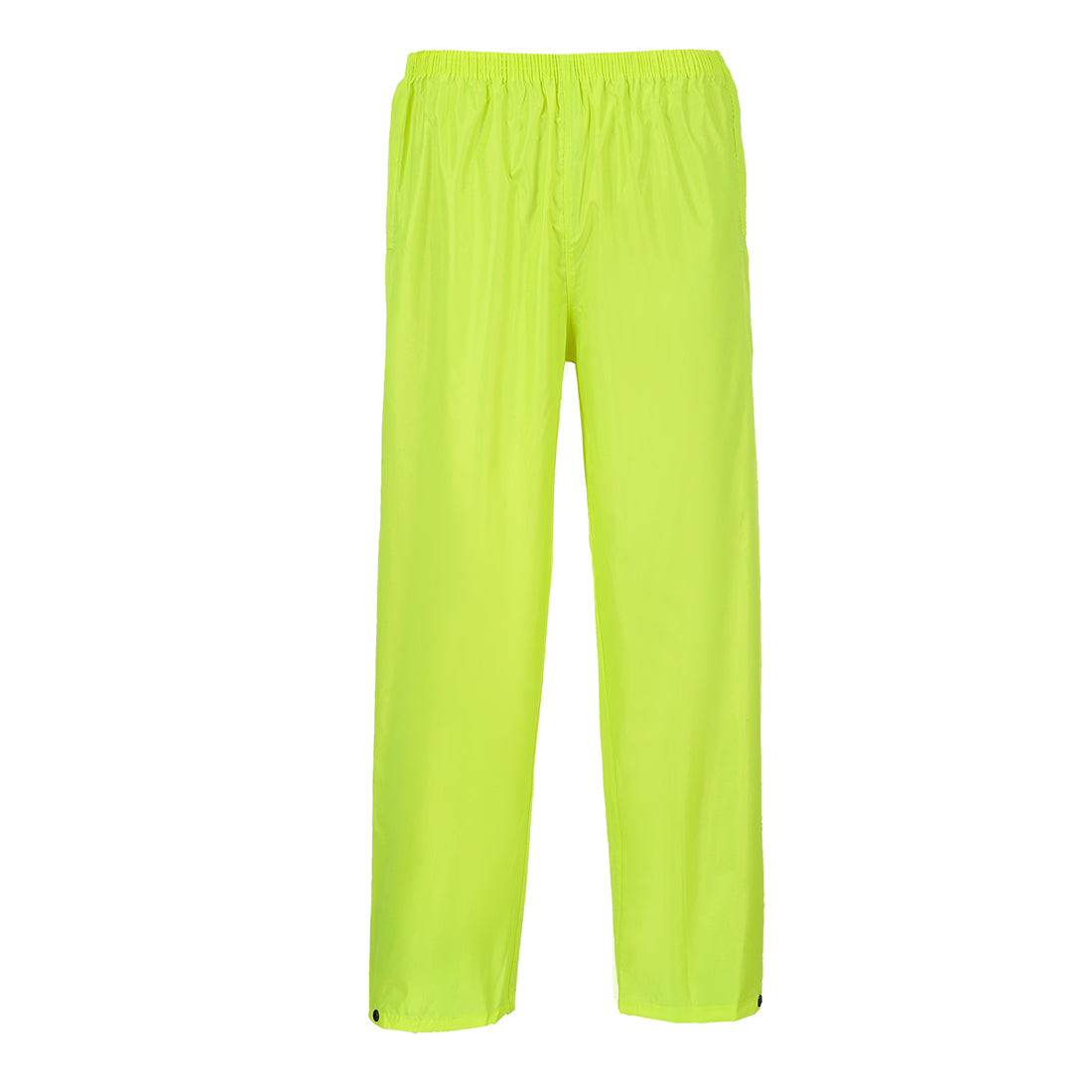 Portwest Warnschutz-Regenhose S441, gelbe lange Hose mit weitem Schnitt