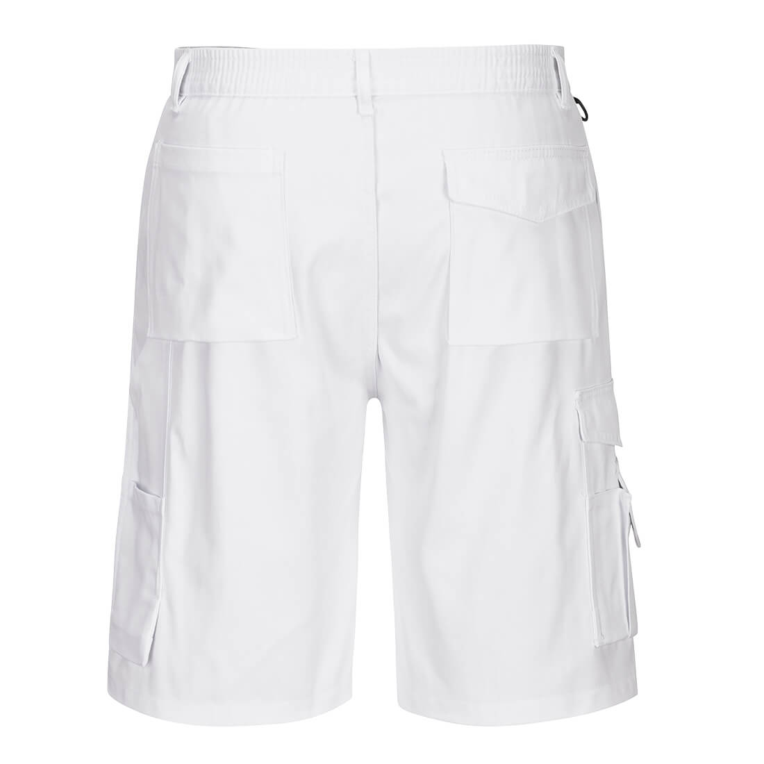 Portwest Maler-Shorts S791 in Weiß, mit Taschenpatten und Gesäßtaschen