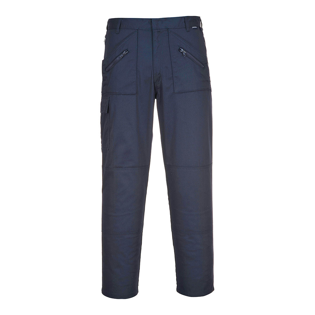 Portwest Action Arbeitshose S887 in Marineblau mit seitlichen Taschen und Knopfverschluss