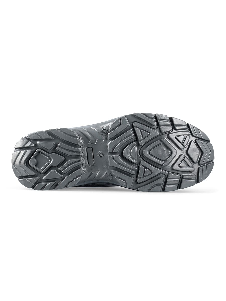 Schnürschuh Beat Low, schwarze Laufsohle mit rutschhemmendem Profil, Unterseitenansicht