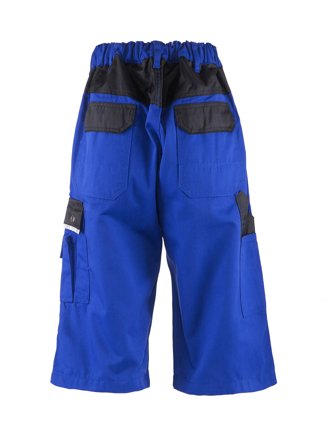TMG Arbeitsshort Herren, kornblau mit schwarzem Rücken-Einsatz und zwei großen Taschen