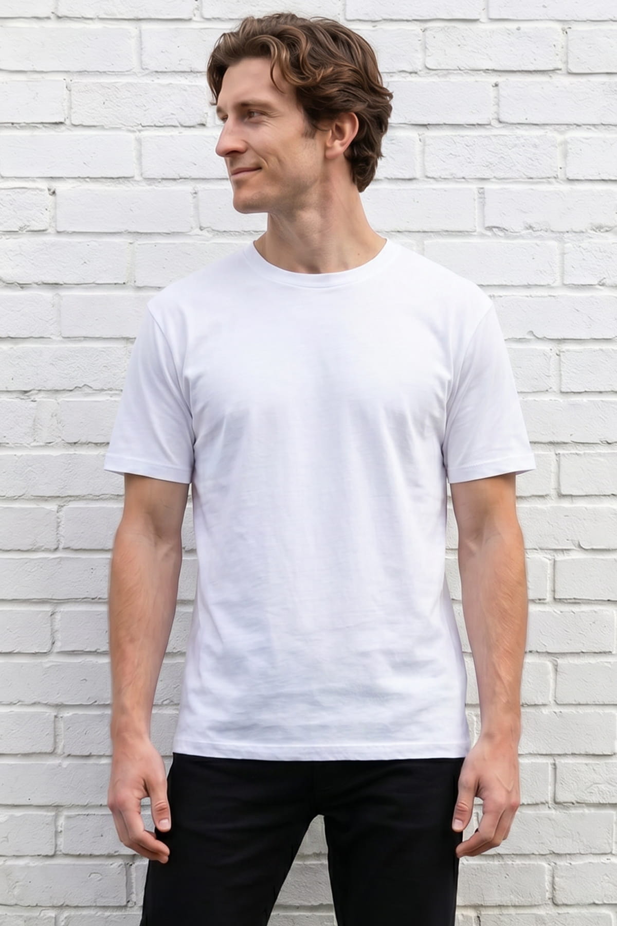 Herren T-Shirt Weiss | Arbeits-T-Shirt ISMONT