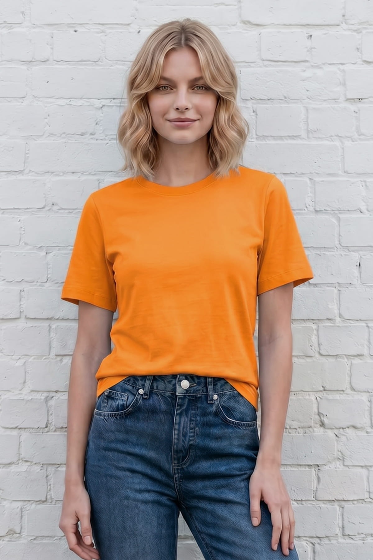 Damen T-Shirt Orange | Arbeit & Freizeit ISMONT