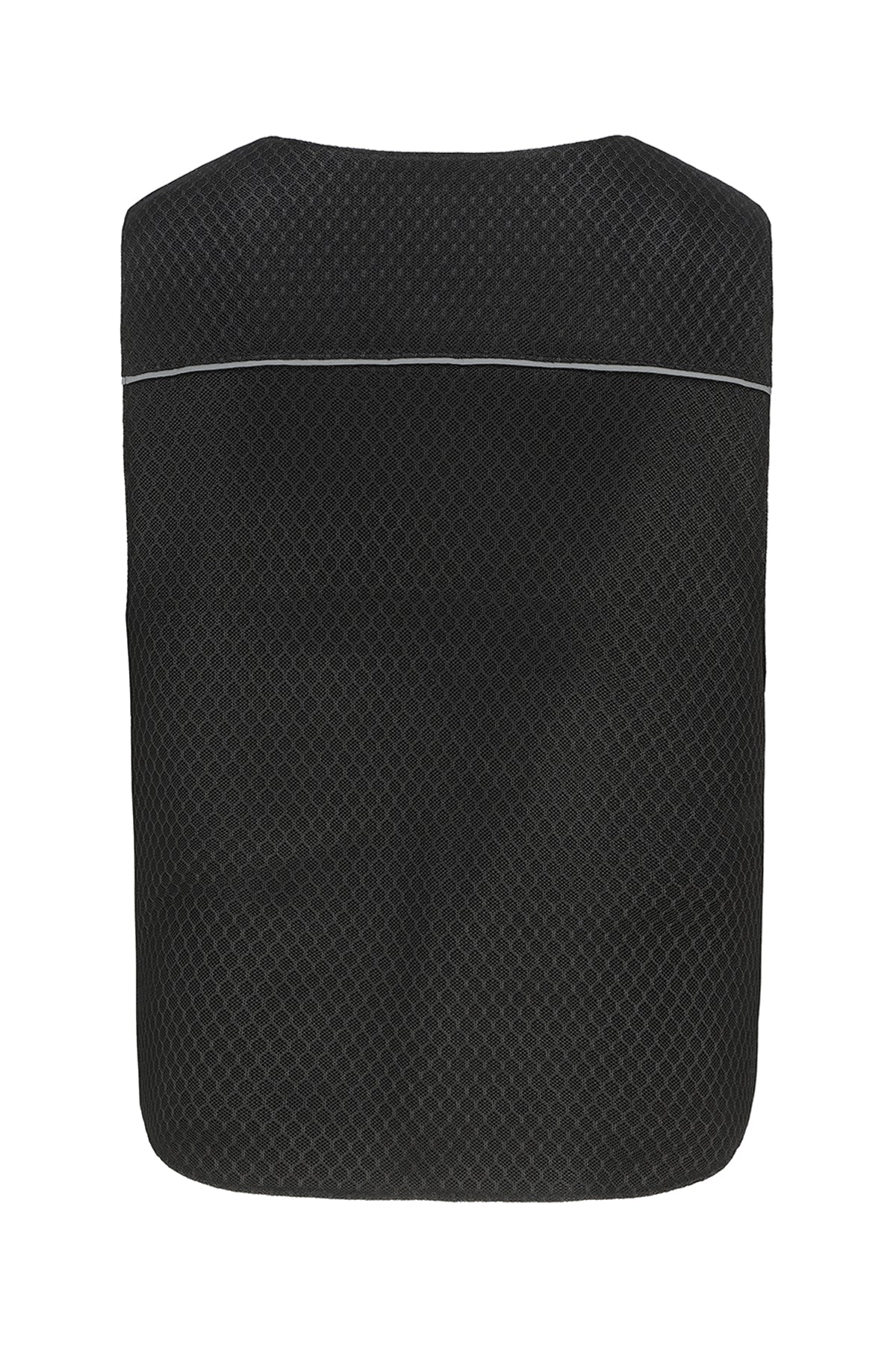 Stichschutzweste Phönix Classic, schwarze Wabenstruktur, breites reflektierendes Querband