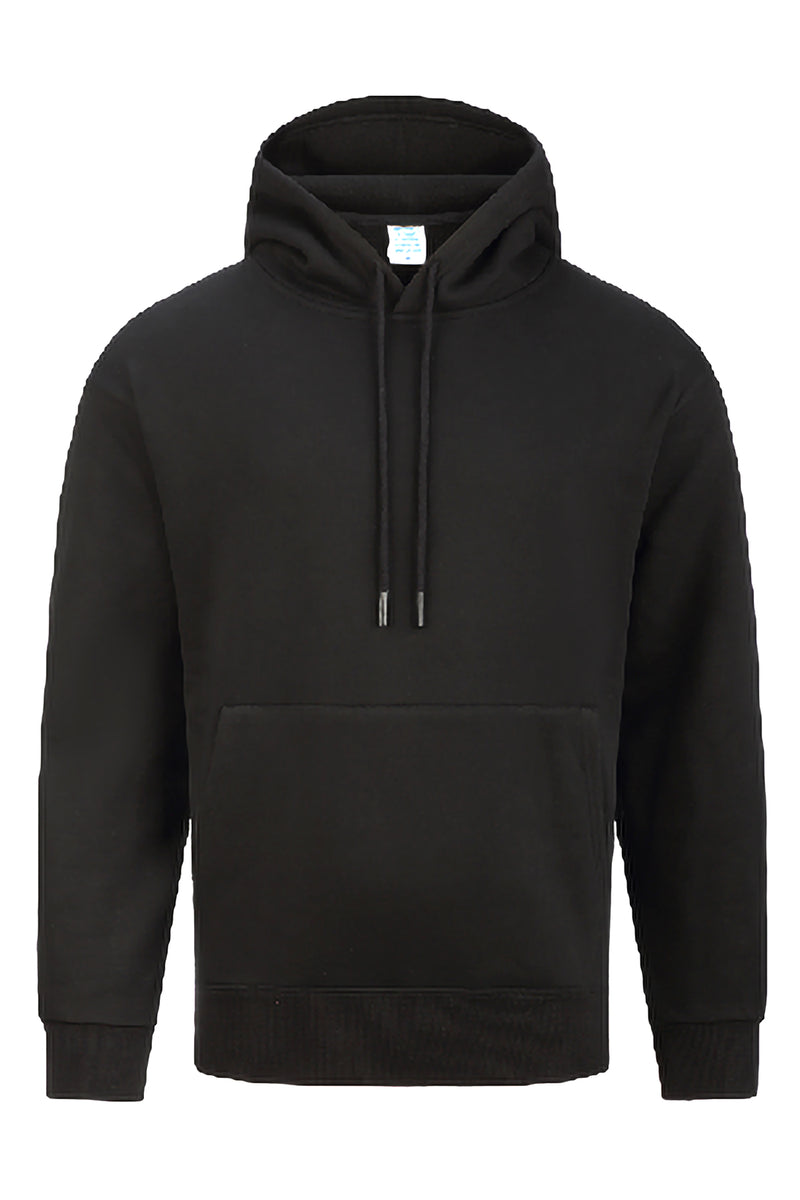 Stichschutz-Hoodie Pegasus Classic, schwarzer Kapuzenpullover mit Kängurutasche