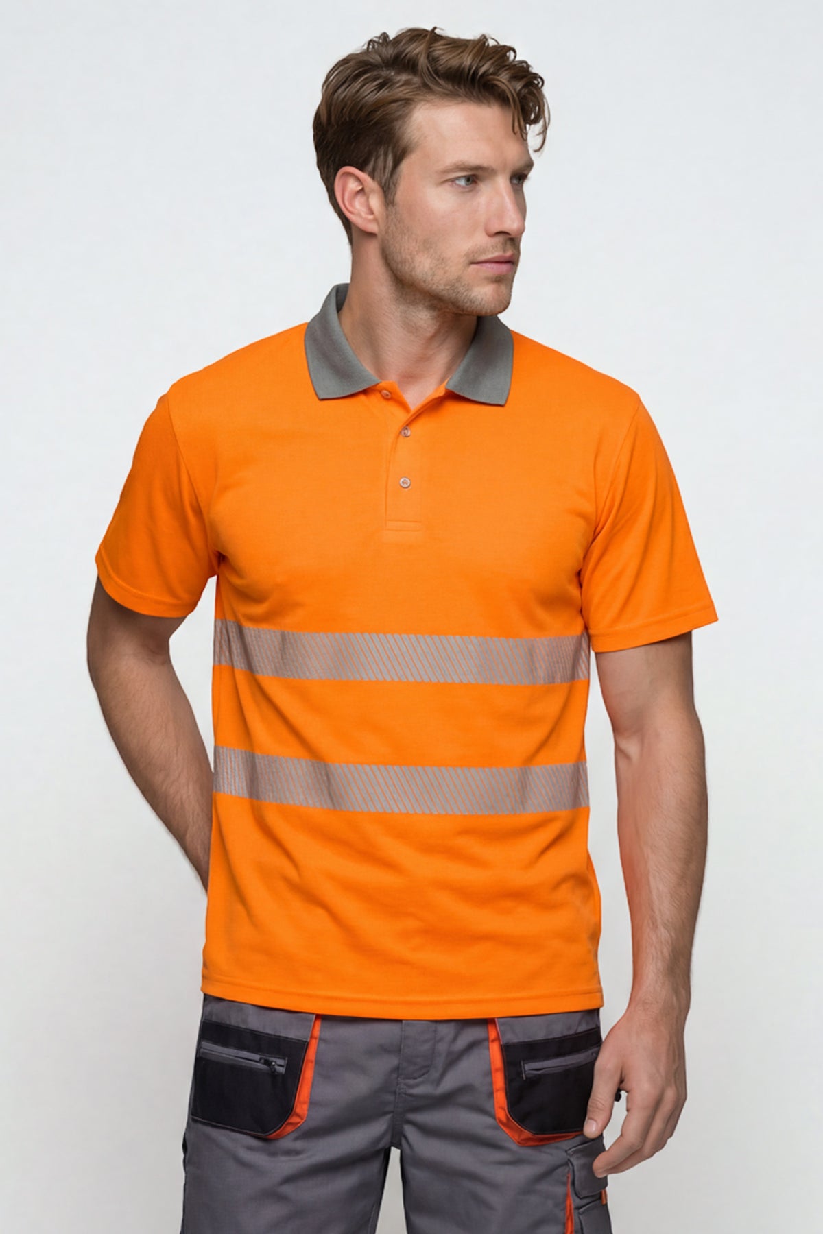 Warnschutz Poloshirt Orange | EN ISO 20471 ISMONT