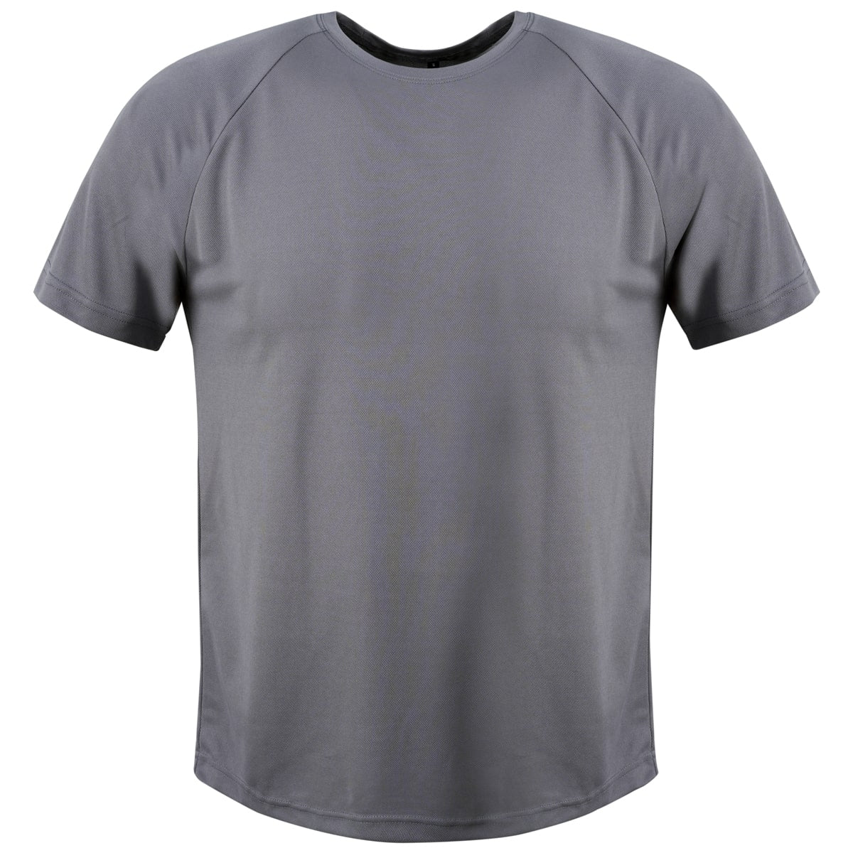 Herren T-Shirt mit Rundhalsausschnitt, kurzärmelig, dunkelgrau