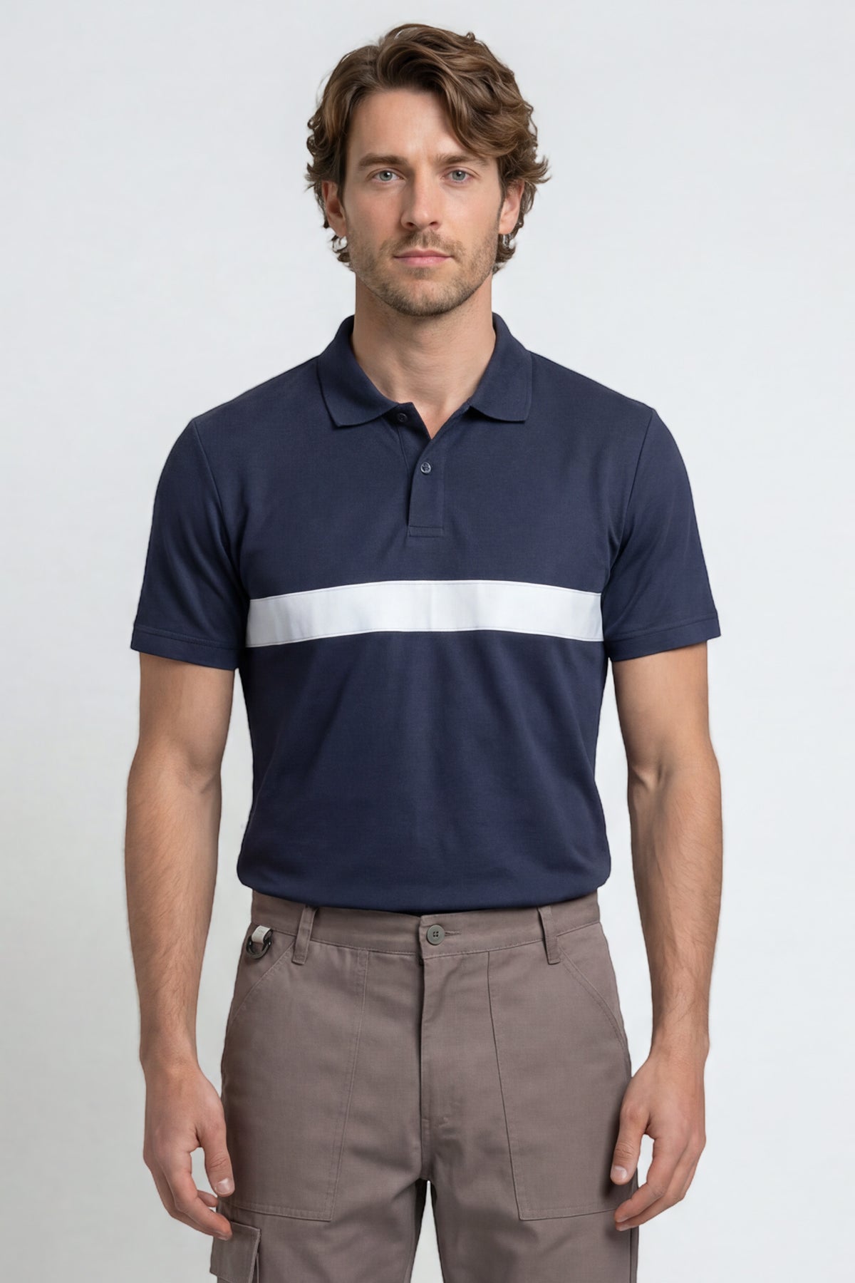 Polo-Shirt mit Reflexstreifen Warnschutz ISMONT