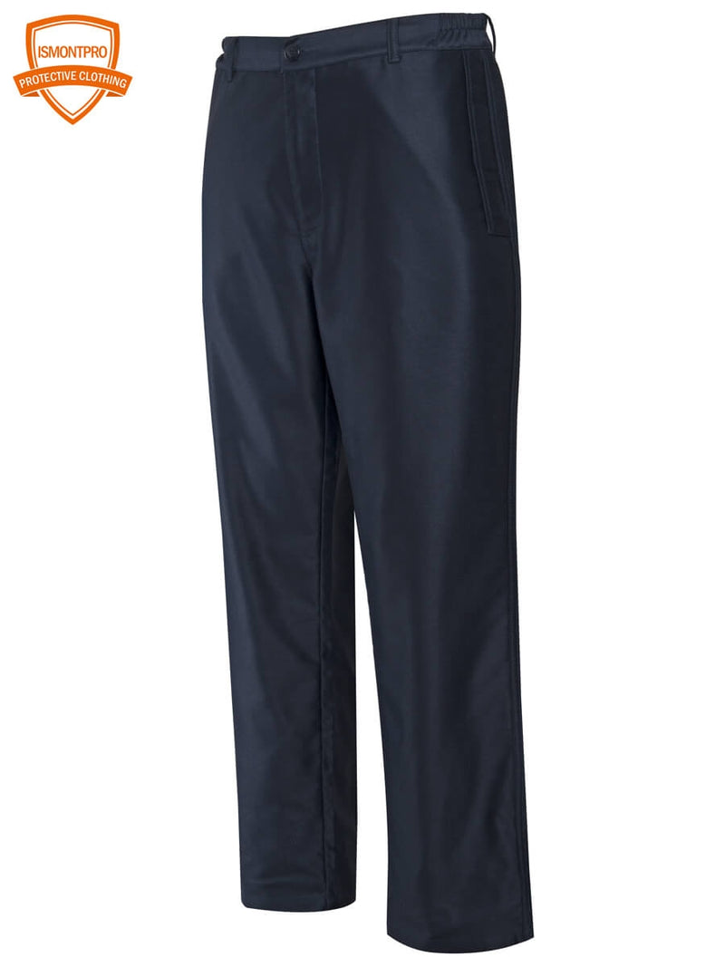 Flammhemmende Schweißerhose, marineblau, gerader Beinverlauf, Frontansicht