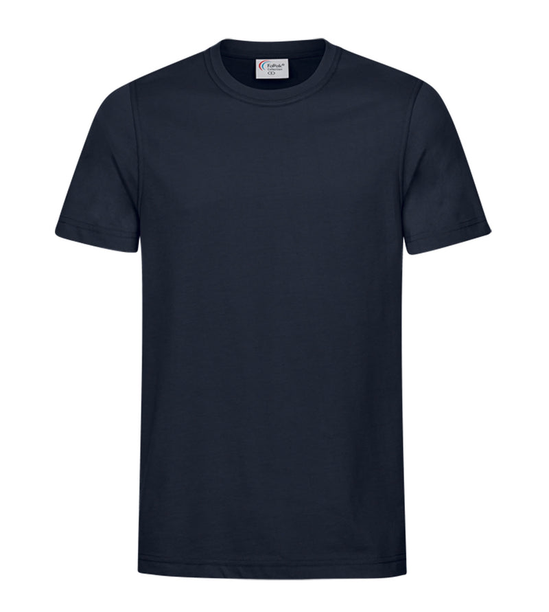Unisex-Arbeits-T-Shirt mit Rundhalsausschnitt, kurzarm, dunkel