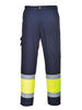 E049 - 2-farbige Warnschutz-Combat Hose / PW E049-01
