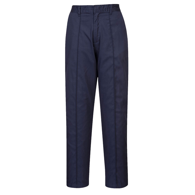 Portwest Damen-Bundhose mit elastischem Bund, marineblau, gerade Beinform