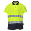 S174 - Zweifarbiges Baumwoll- Komfort Poloshirt / PW S174-01