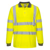 S277 - Langarm Warnschutz Polo Shirt / PW S277-01
