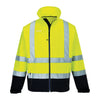 S425 - Warnschutz Kontrast Softshell-Jacke (3L) / PW S425-01