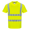 S170 - Baumwoll-Comfort-Warnschutz-Kurzarmshirt / PW S170-01