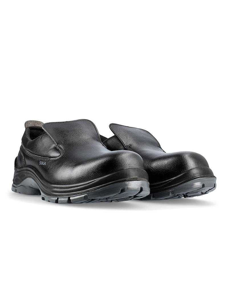 Schnürschuh Beat Low, schwarzes Lederimitat, gepolsterter Schaft, Profilsohle